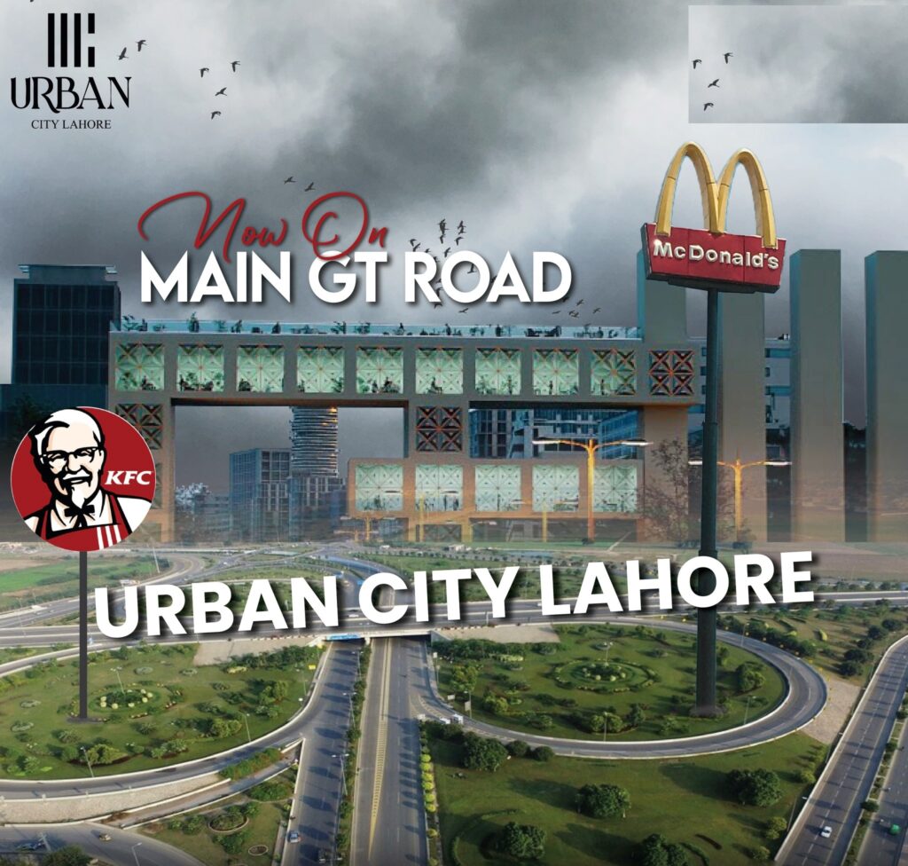 Location Guide for Urban City Lahore