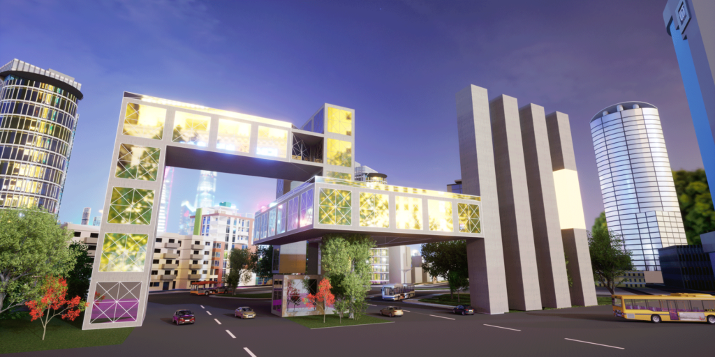 Urban City Main Gate