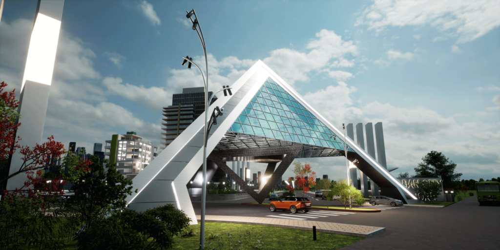 urban city gate