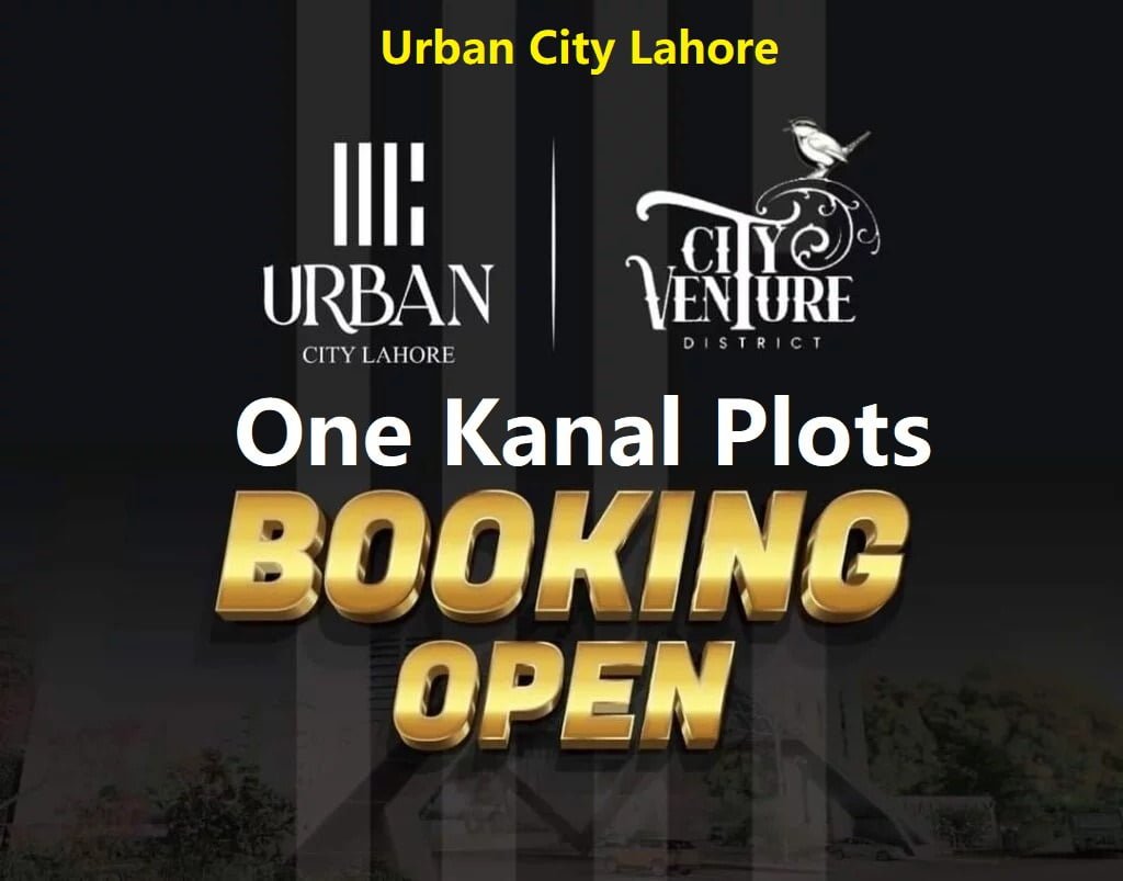 Urban City Lahore One Kanal Plot Booking & Price Details