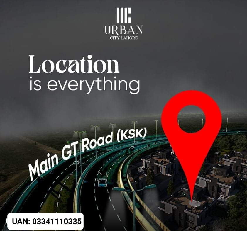Urban City Main Entrance on Prime Location of Main GT Road Kala Shah Kaku