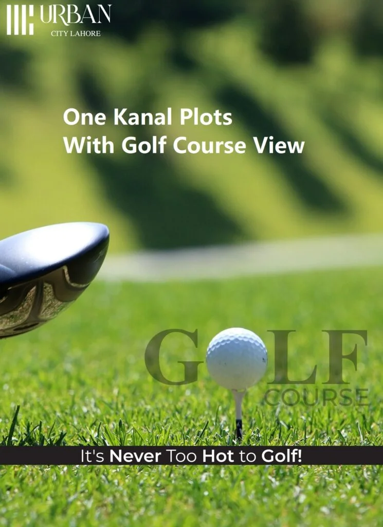 Urban City Lahore One Kanal Plots with Golf Course View