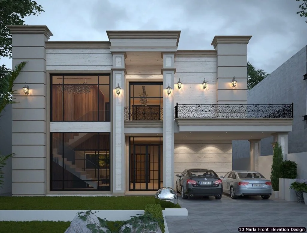 10 Marla House Front Elevation Design (100)
