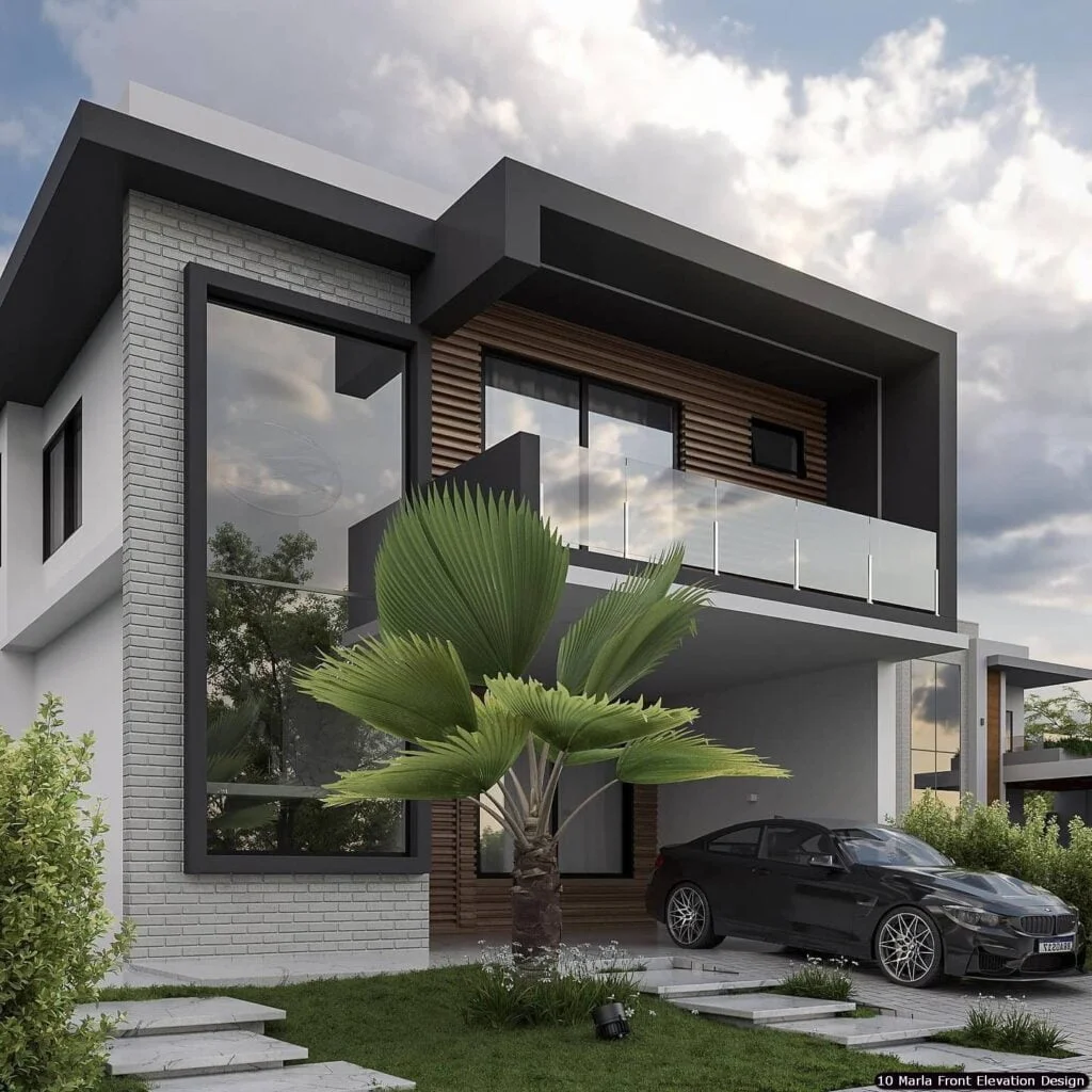 10 Marla House Front Elevation Design (101)