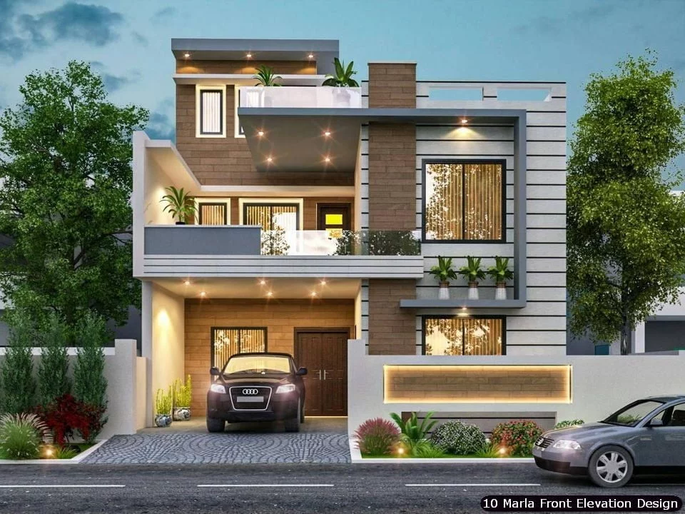 10 Marla House Front Elevation Design (102)