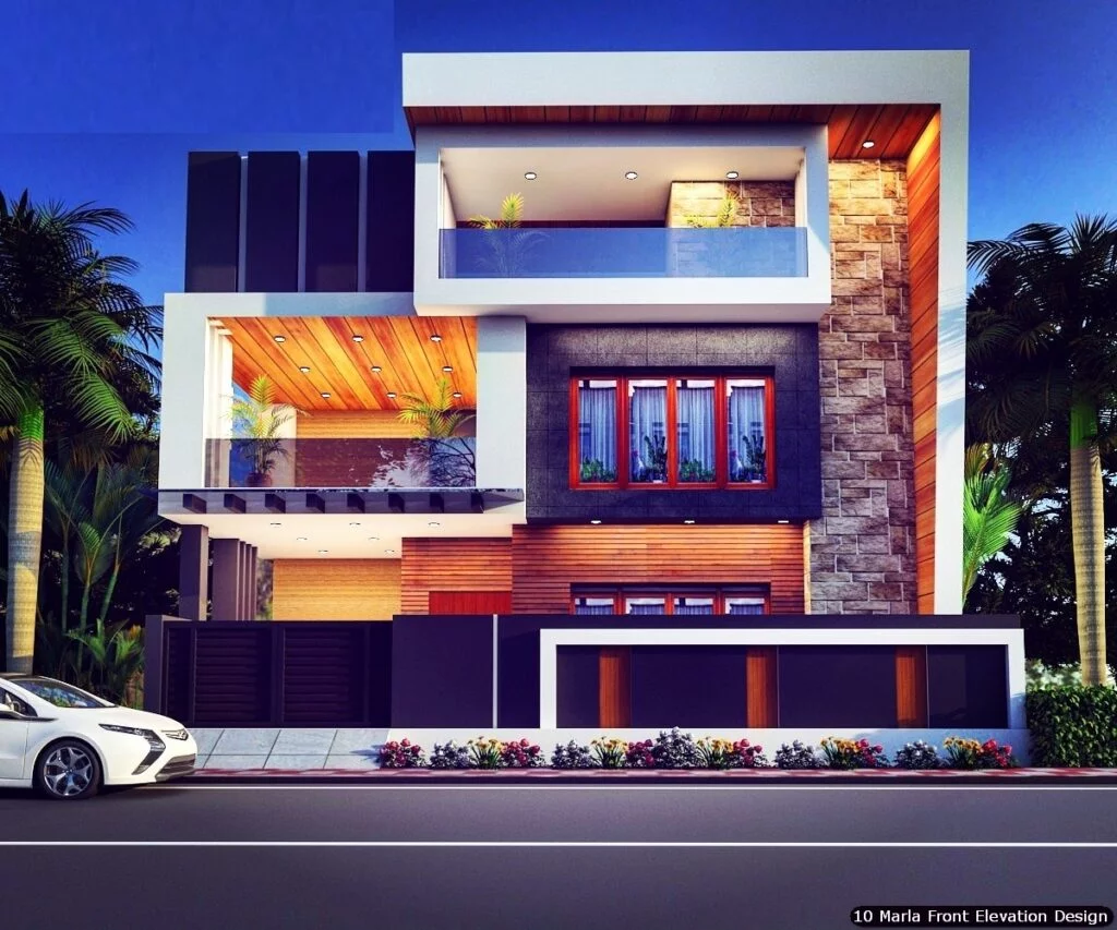 10 Marla House Front Elevation Design (106)