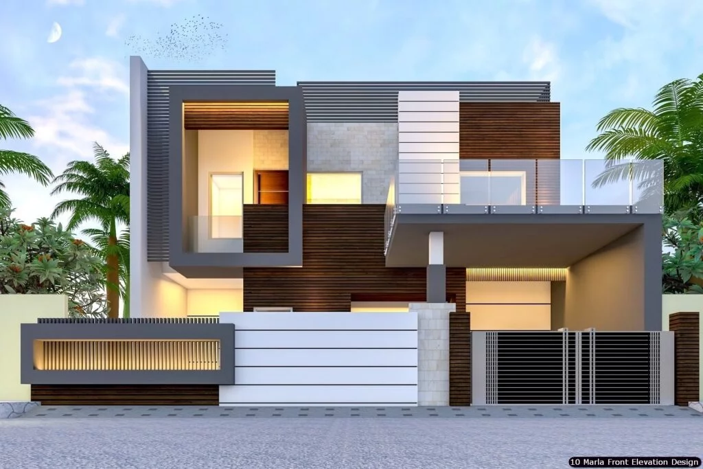 10 Marla House Front Elevation Design (110)