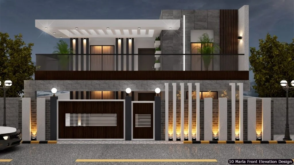 10 Marla House Front Elevation Design (115)