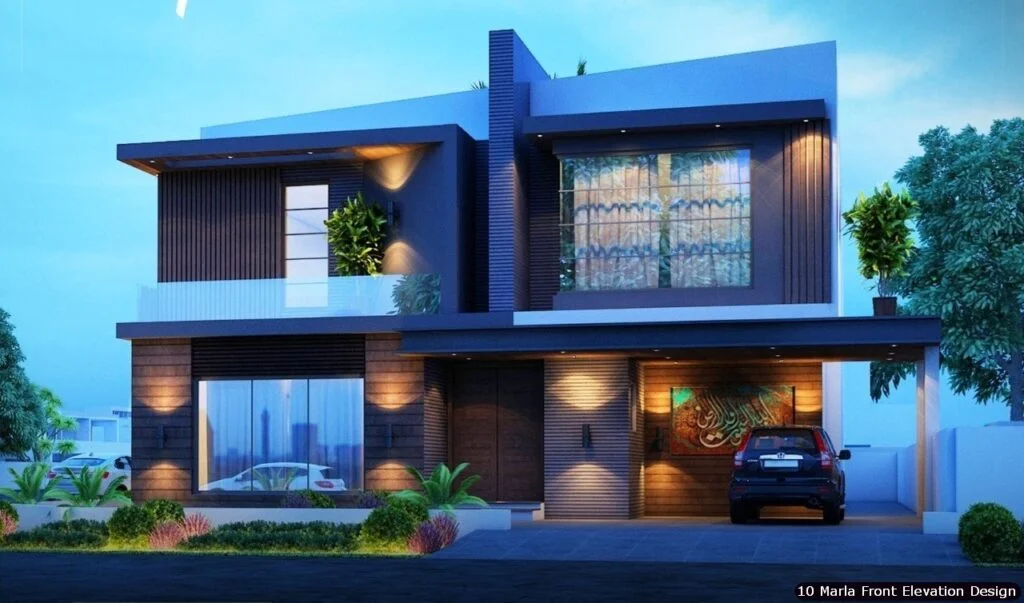 10 Marla House Front Elevation Design (117)