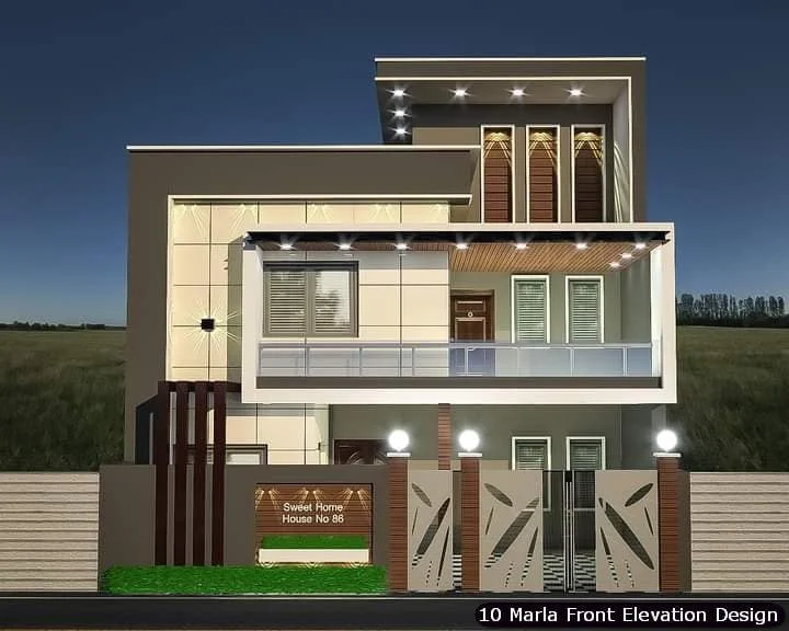 10 Marla House Front Elevation Design (12)