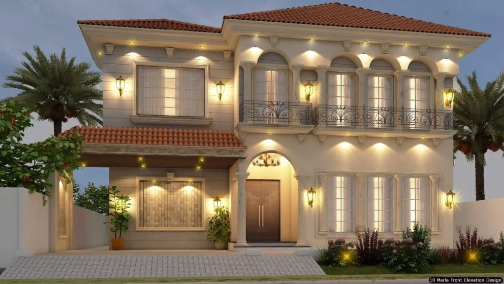 10 Marla House Front Elevation Design (124)