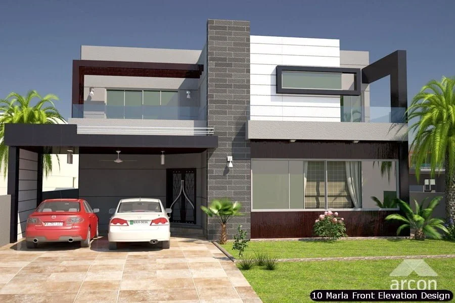 10 Marla House Front Elevation Design (126)