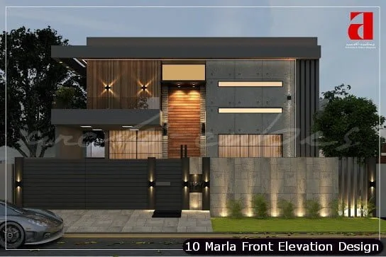 10 Marla House Front Elevation Design (130)