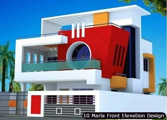 10 Marla House Front Elevation Design (133)