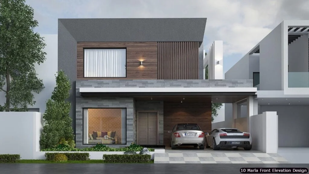 10 Marla House Front Elevation Design (140)
