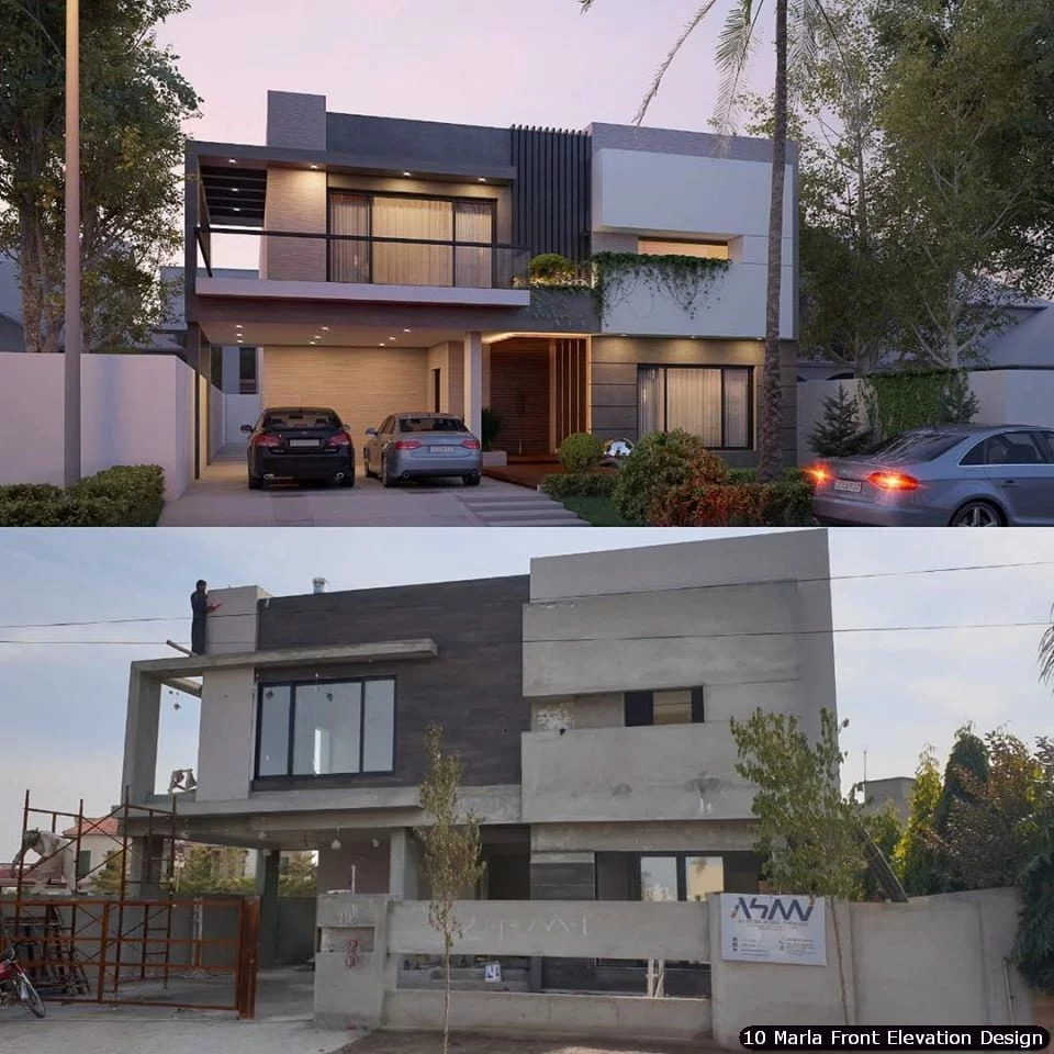 10 Marla House Front Elevation Design (148)