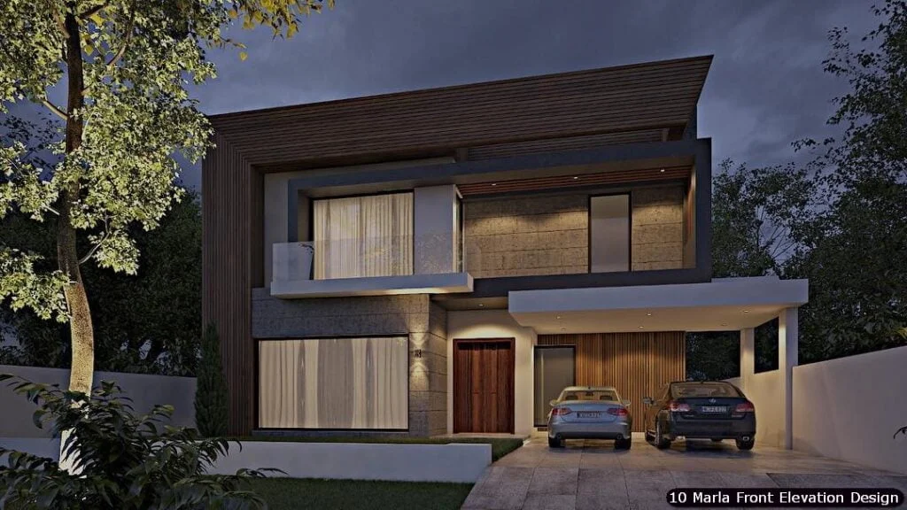 10 Marla House Front Elevation Design (155)