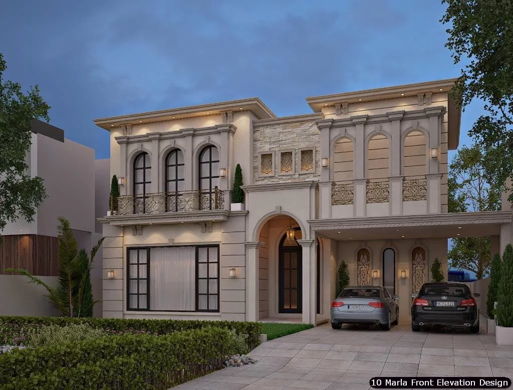 10 Marla House Front Elevation Design (156)