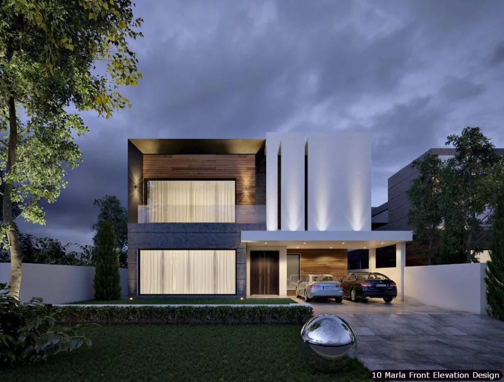 10 Marla House Front Elevation Design (160)