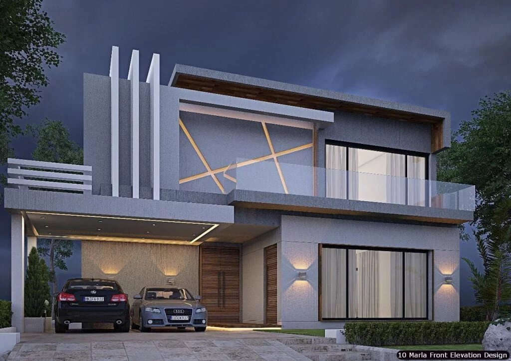 10 Marla House Front Elevation Design (164)