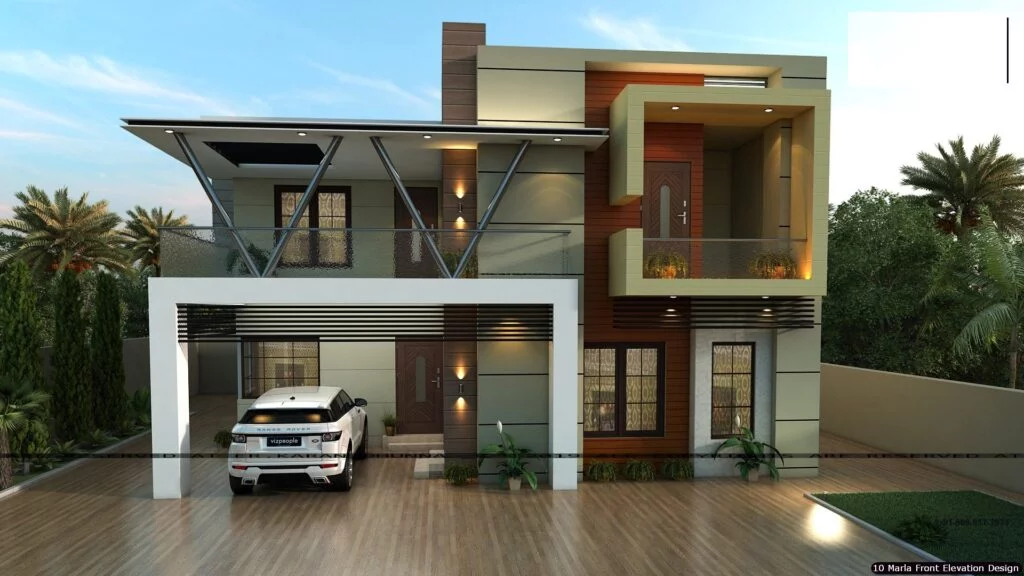 10 Marla House Front Elevation Design (169)