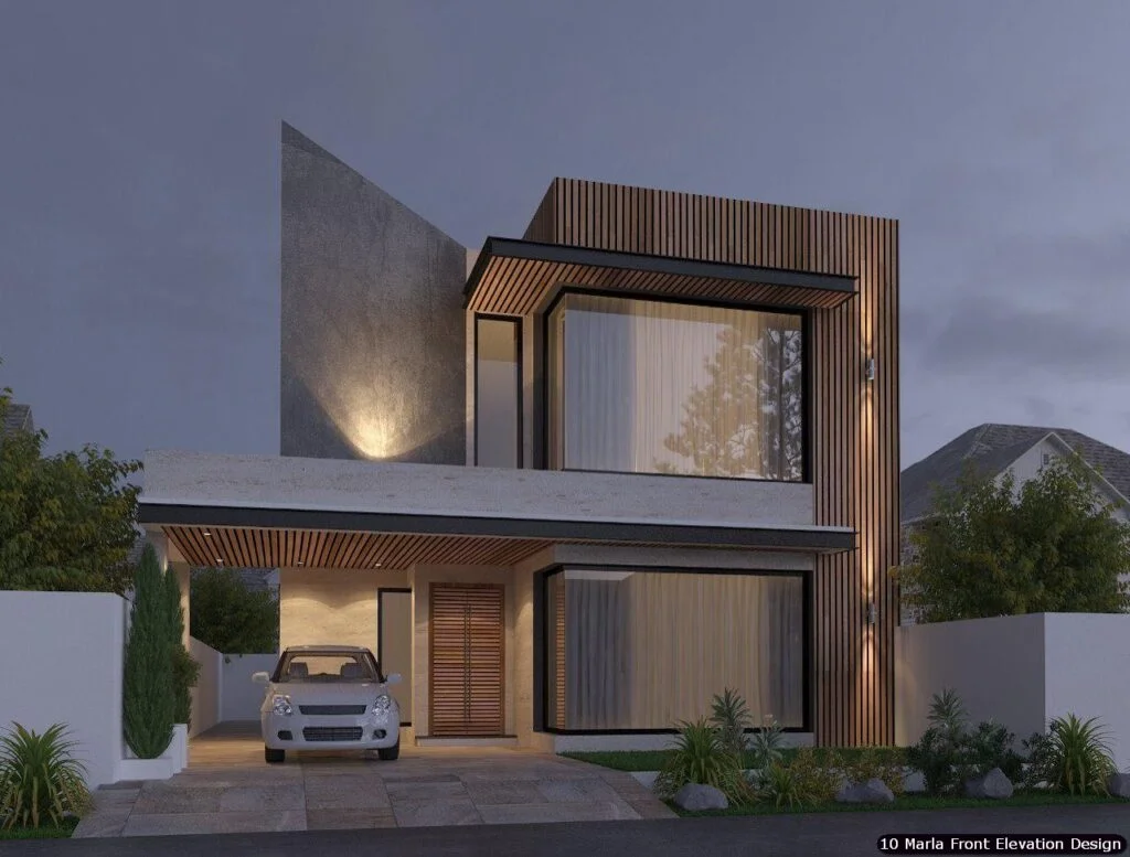 10 Marla House Front Elevation Design (175)