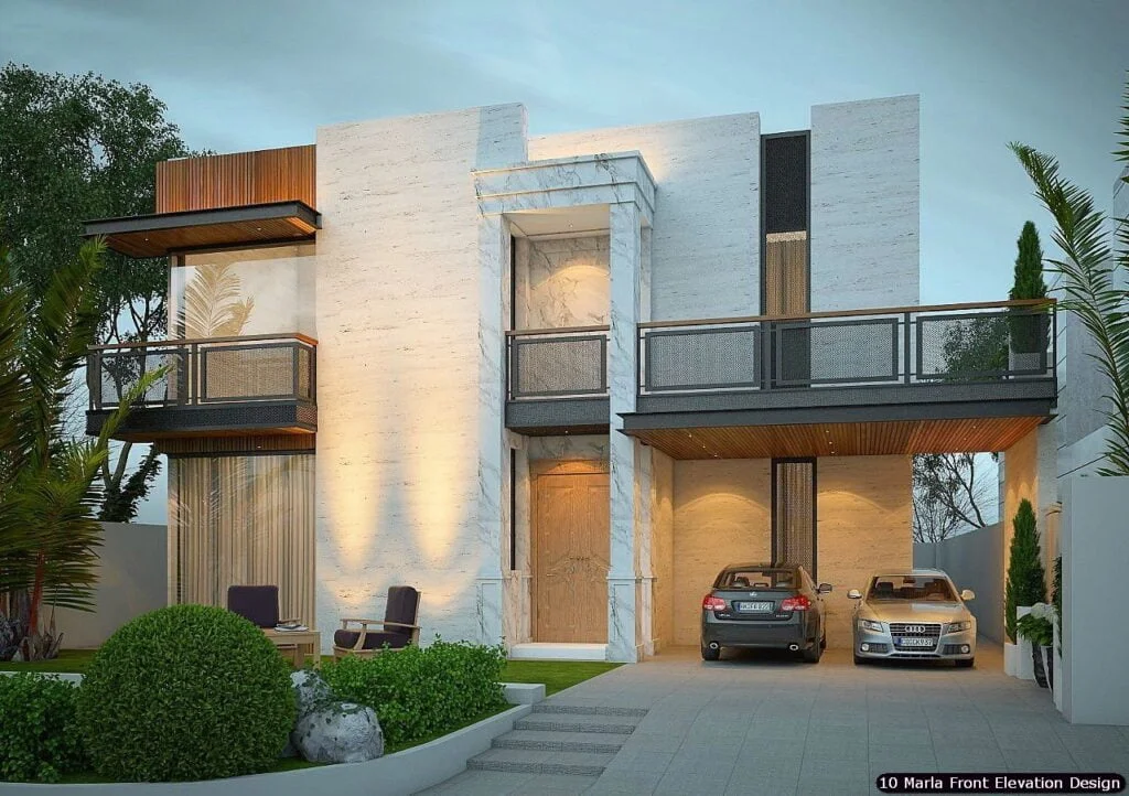 10 Marla House Front Elevation Design (181)