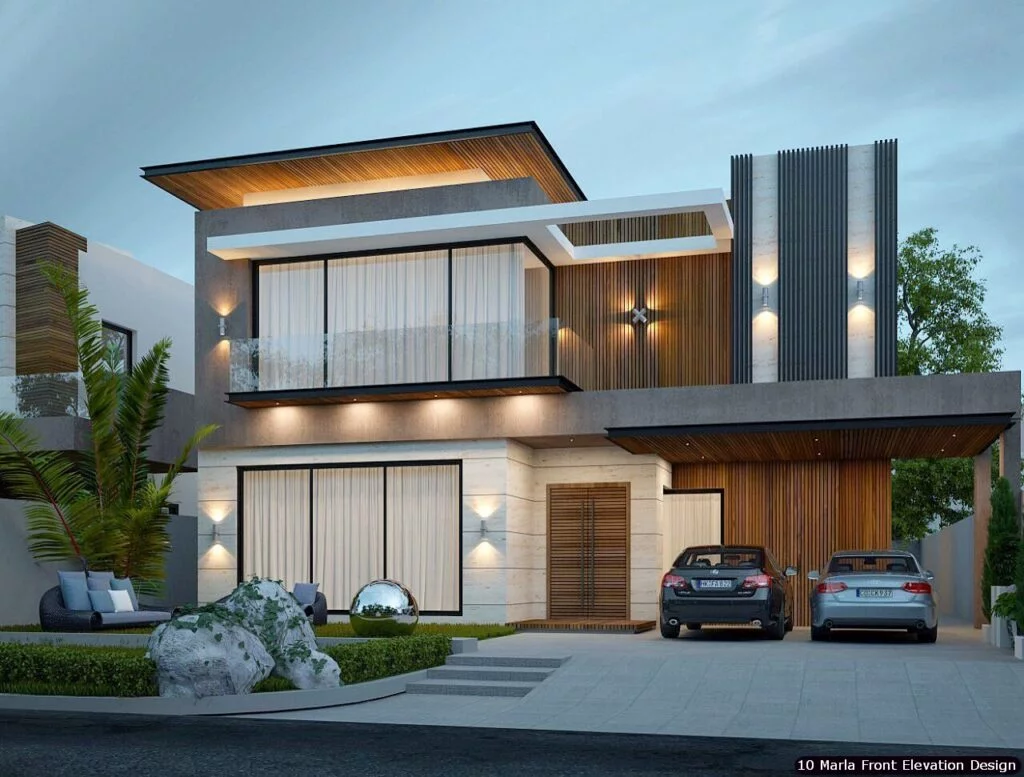 10 Marla House Front Elevation Design (182)