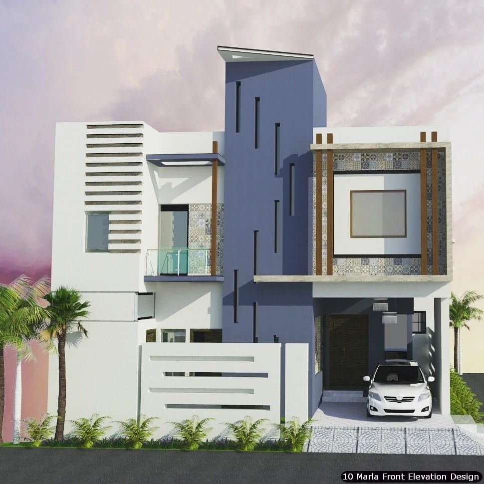 10 Marla House Front Elevation Design (187)