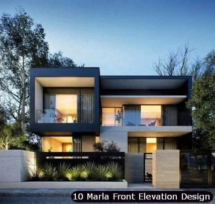 10 Marla House Front Elevation Design (199)