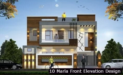 10 Marla House Front Elevation Design (200)