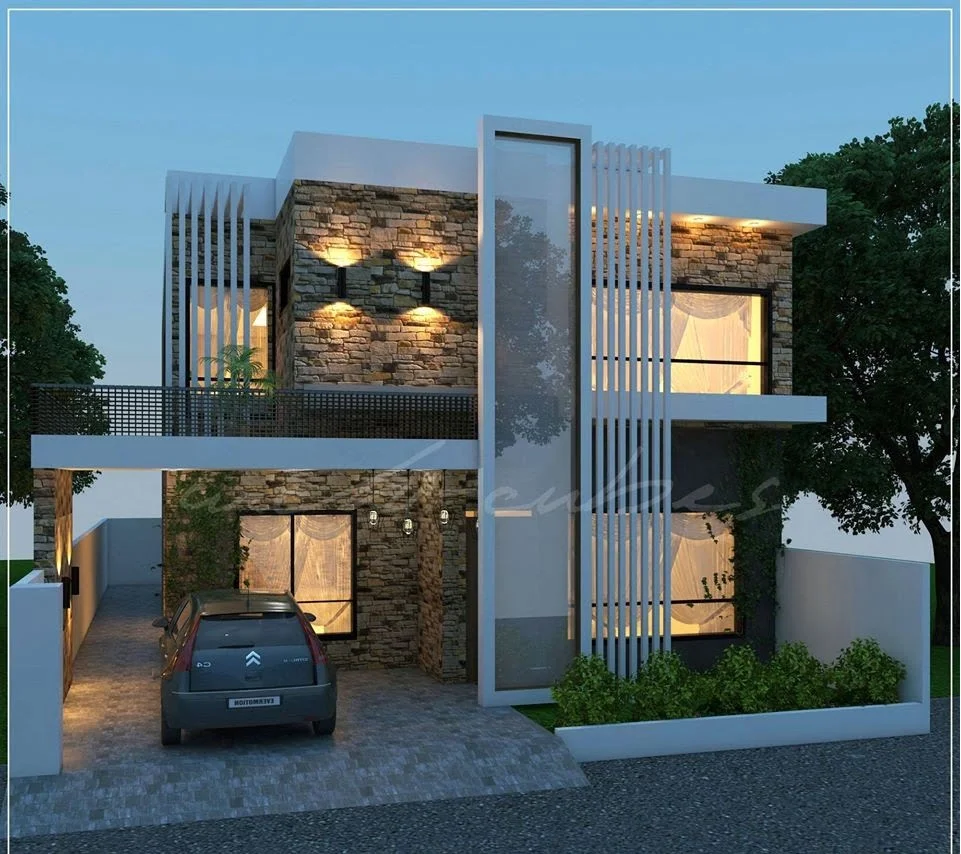 10 Marla House Front Elevation Design (202)
