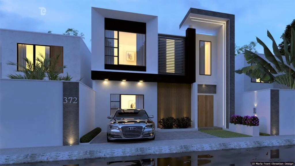 10 Marla House Front Elevation Design (206)
