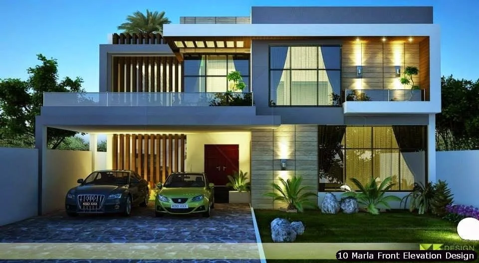 10 Marla House Front Elevation Design (4)