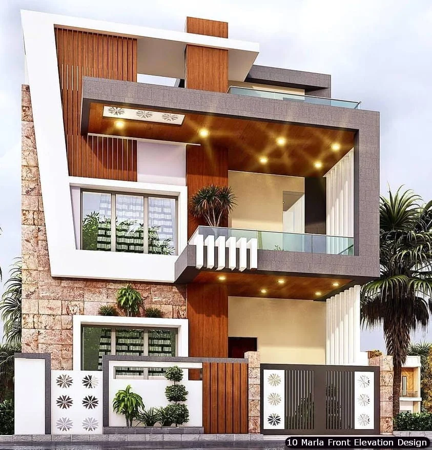 10 Marla House Front Elevation Design (88)