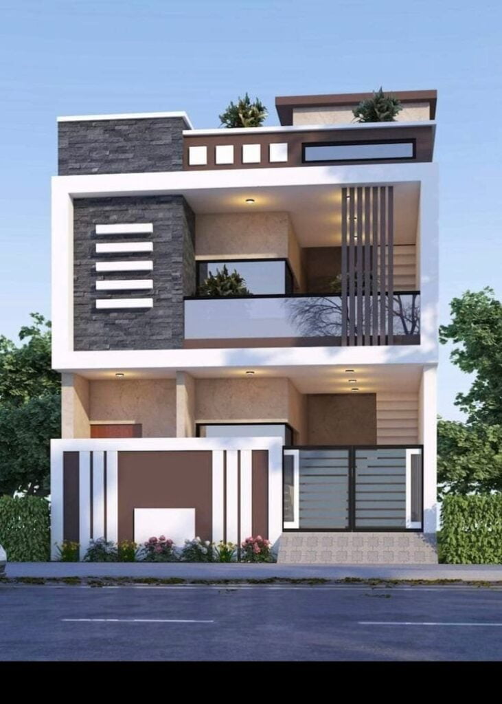 20 Best Front Elevation Designs For 5 Marla House (1)