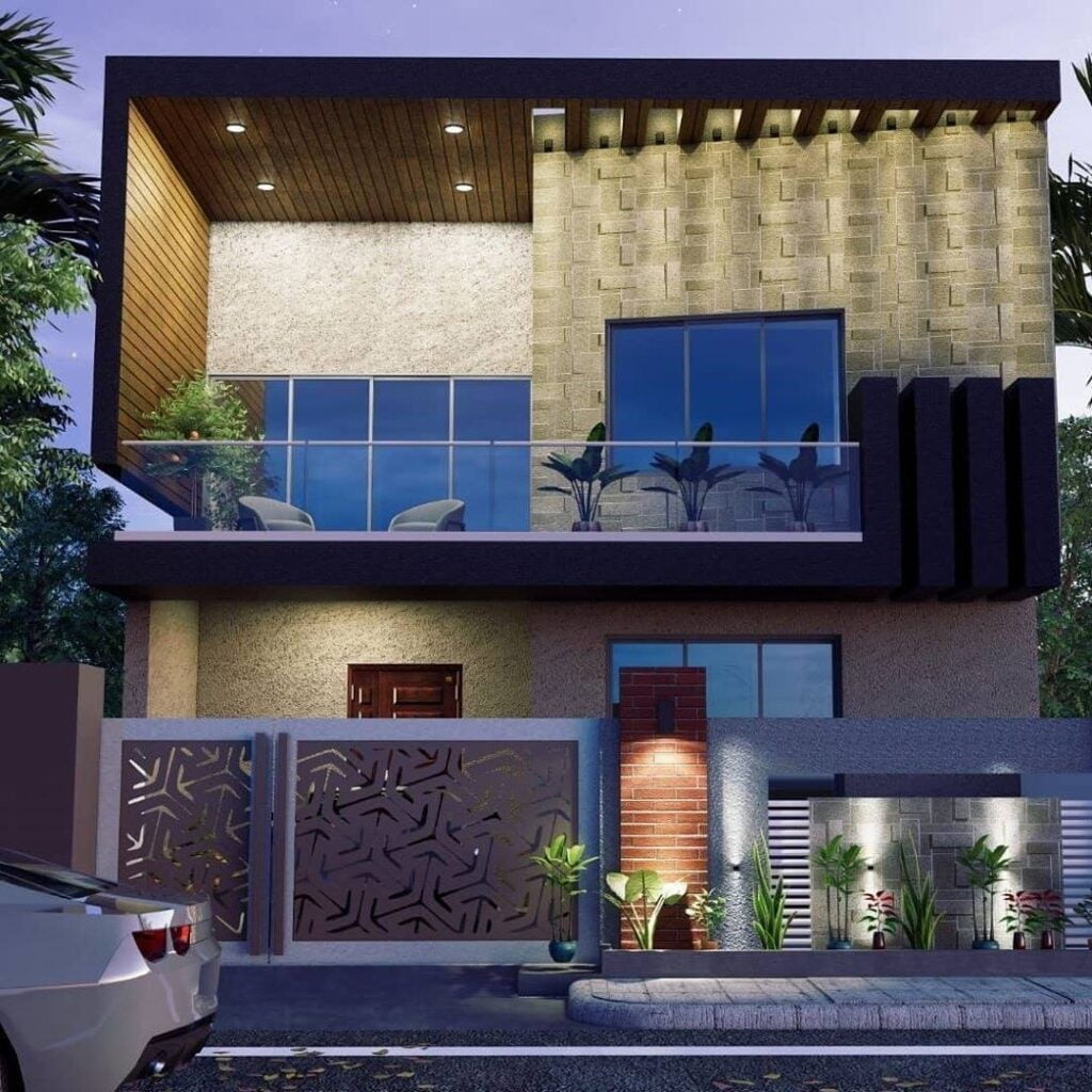 20 Best Front Elevation Designs For 5 Marla House (16)