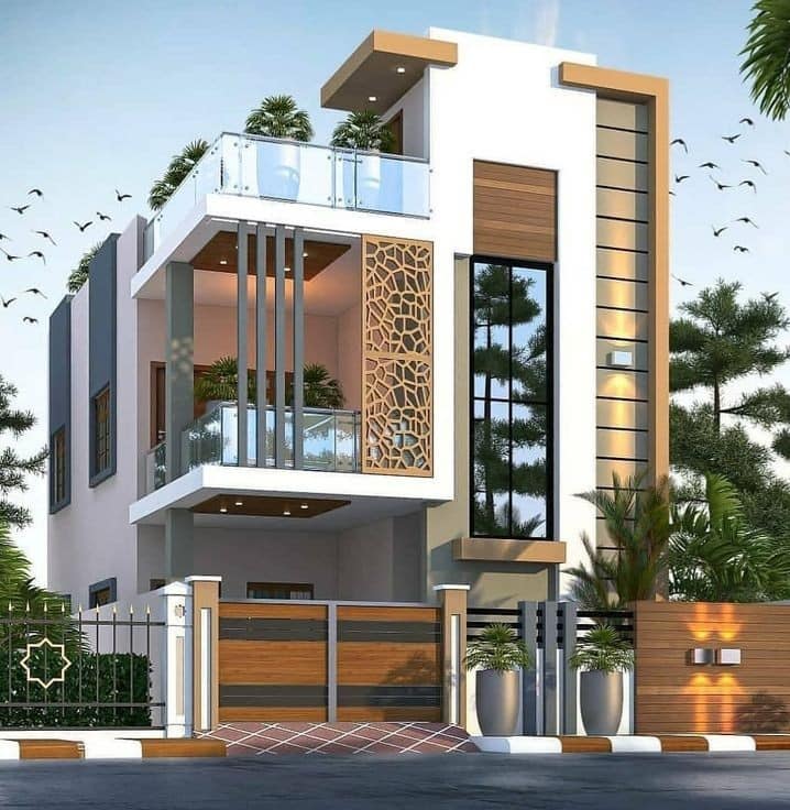 20 Best Front Elevation Designs For 5 Marla House (20)