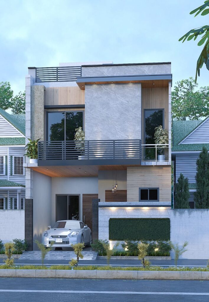 20 Best Front Elevation Designs For 5 Marla House (4)