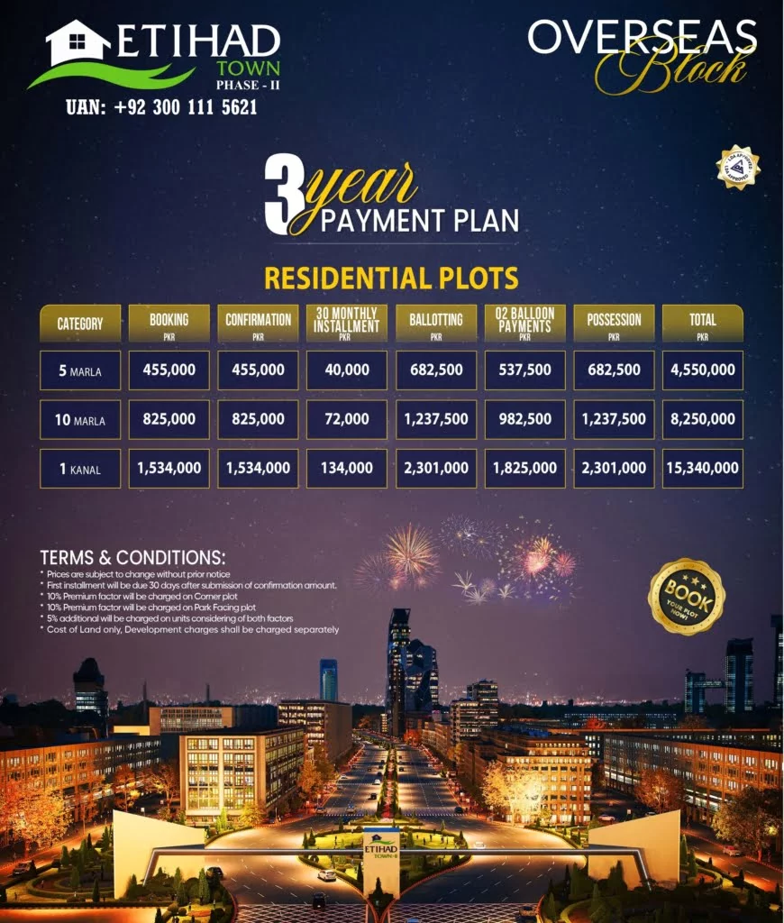 Etihad Town Phase 2 Payment Plan Etihad Town Phase 2 Payment Plan