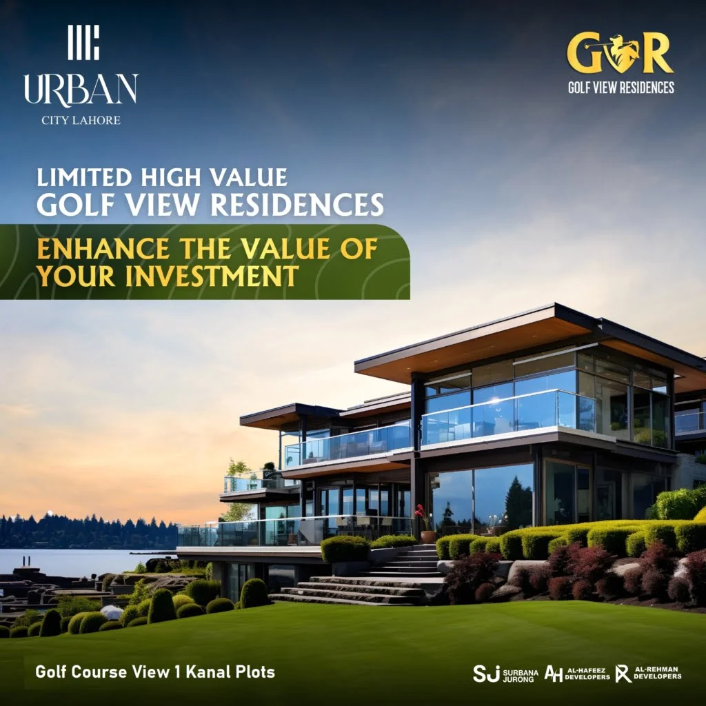 Golf Course View 1 Kanal Plots in Urban City Lahore 1