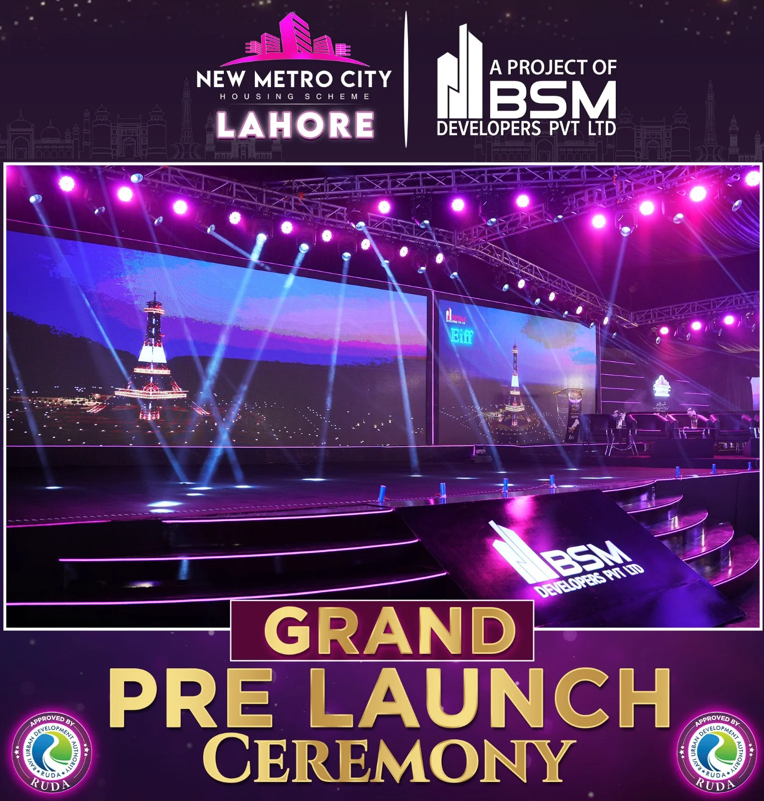 New Metro City Lahore Mega Housing Project by BSM Developers