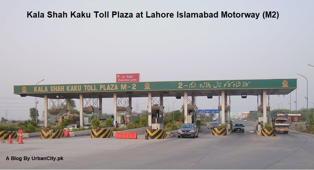 Kala Shah Kaku Toll Plaza at M2 Motorway