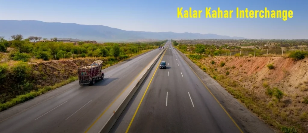 Kallar Kahar Interchange of Lahore Islamabad M2 Motorway