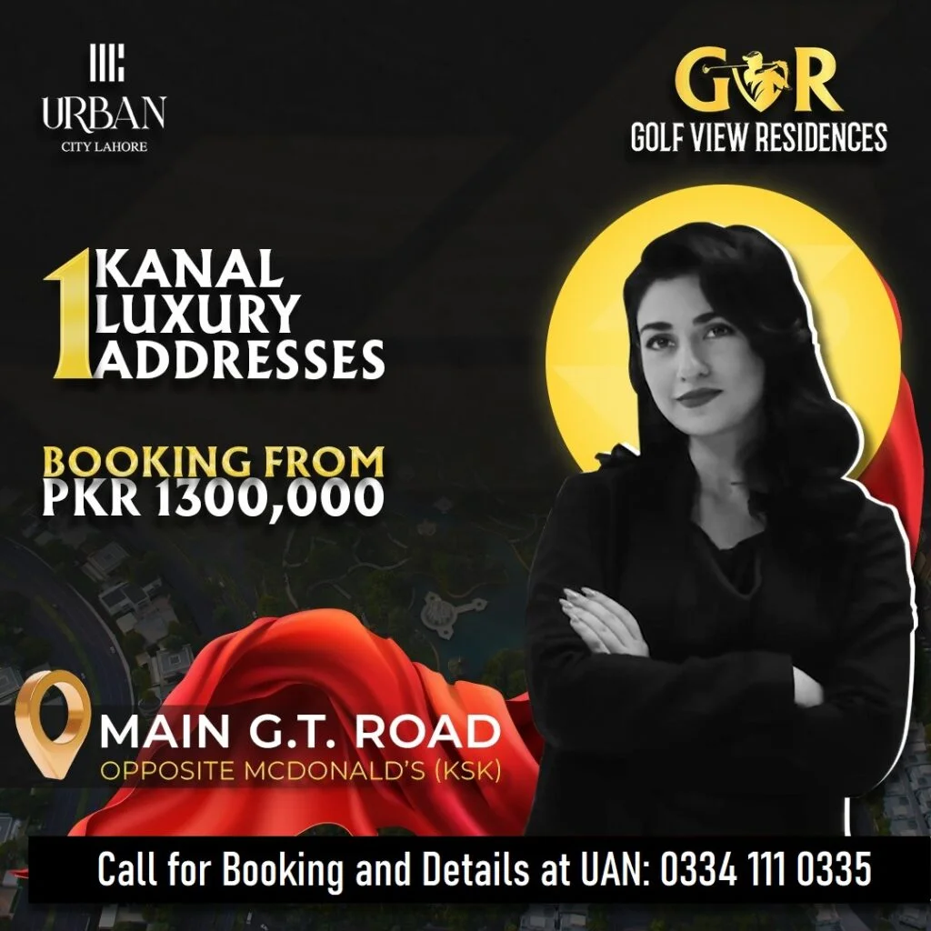 One Kanal Luxury Address Plots on Easy Installment Payment Plan