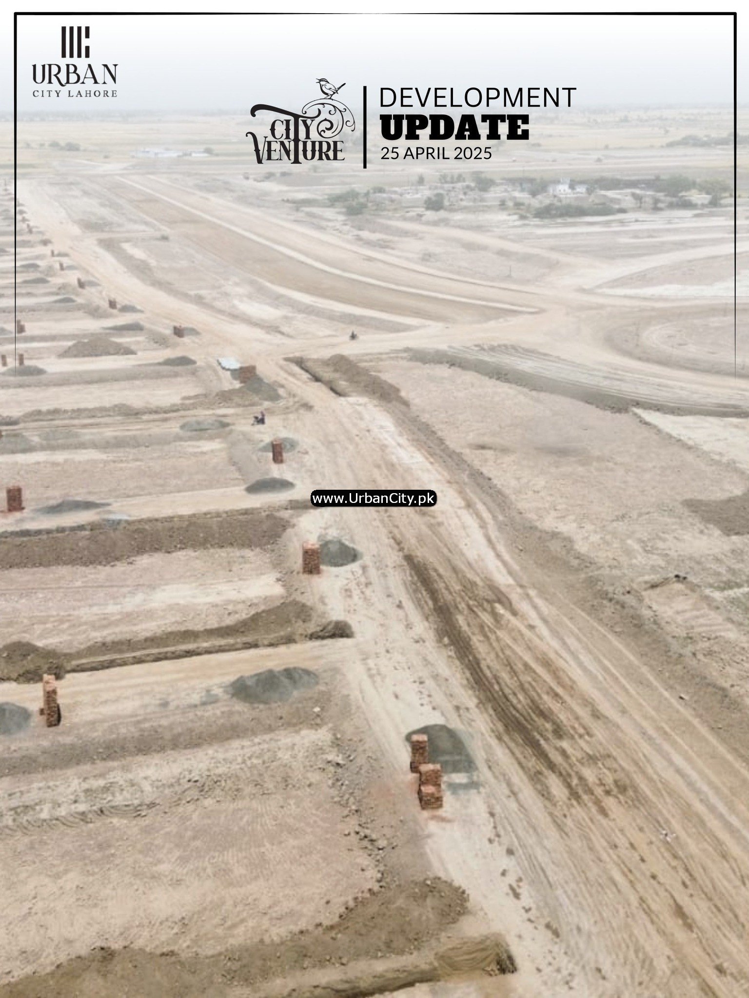Latest Development Updates for City Venture Block, Urban City Lahore