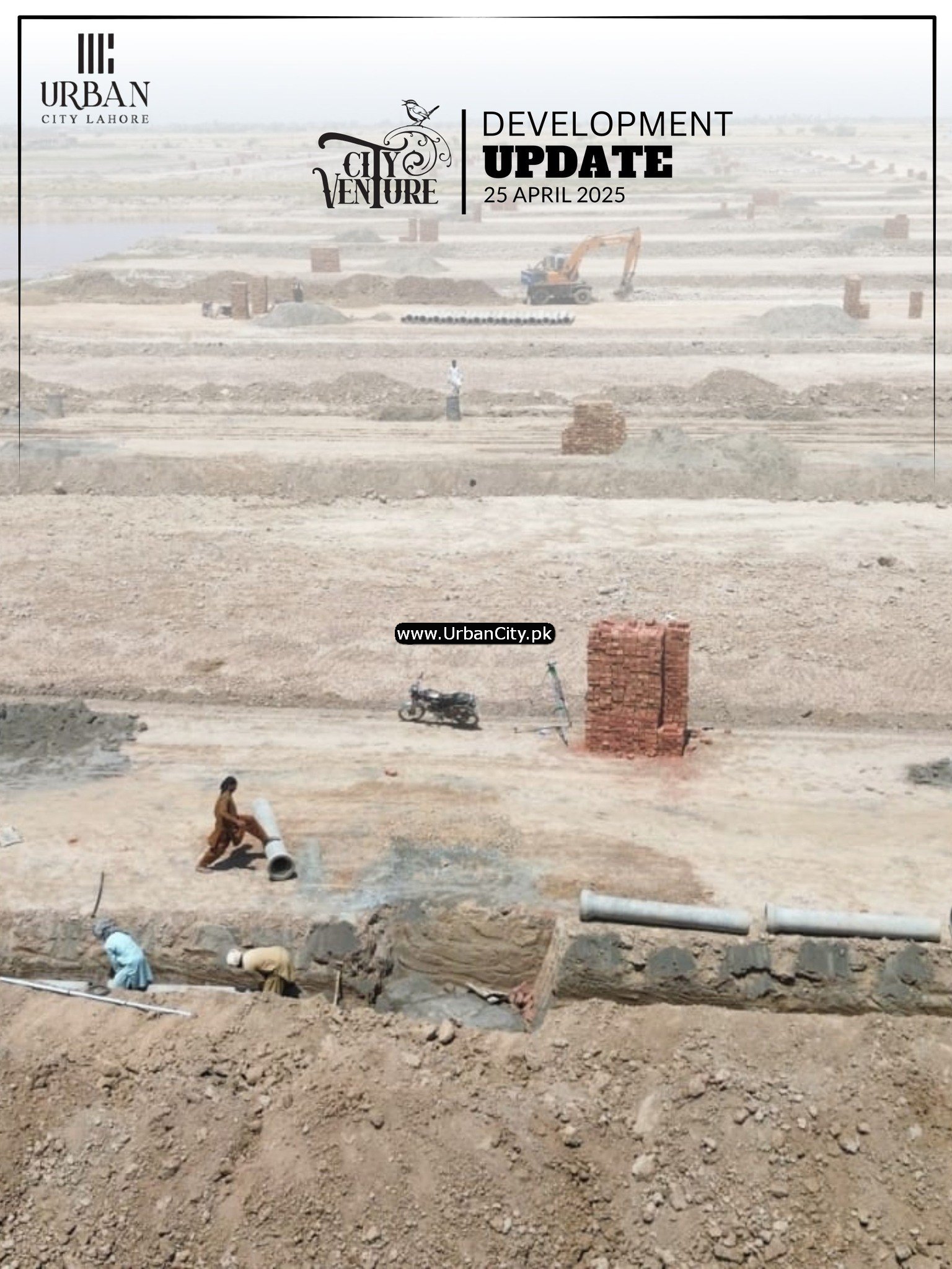 Latest Development Updates for City Venture Block, Urban City Lahore