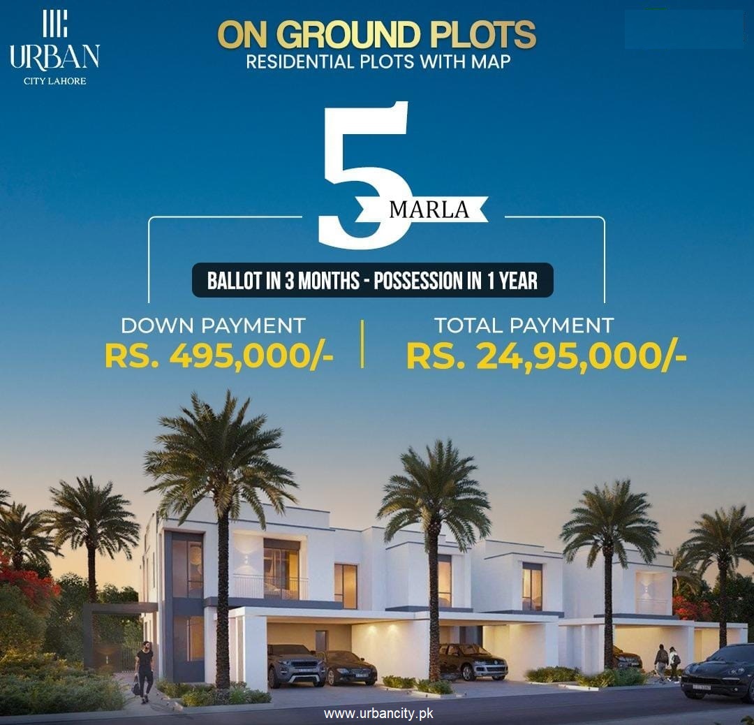 On Ground Plots on Installments in Lahore