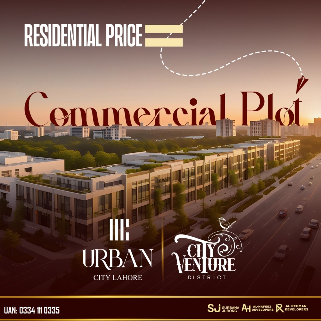 Urban City Lahore Commercial Plot Deal