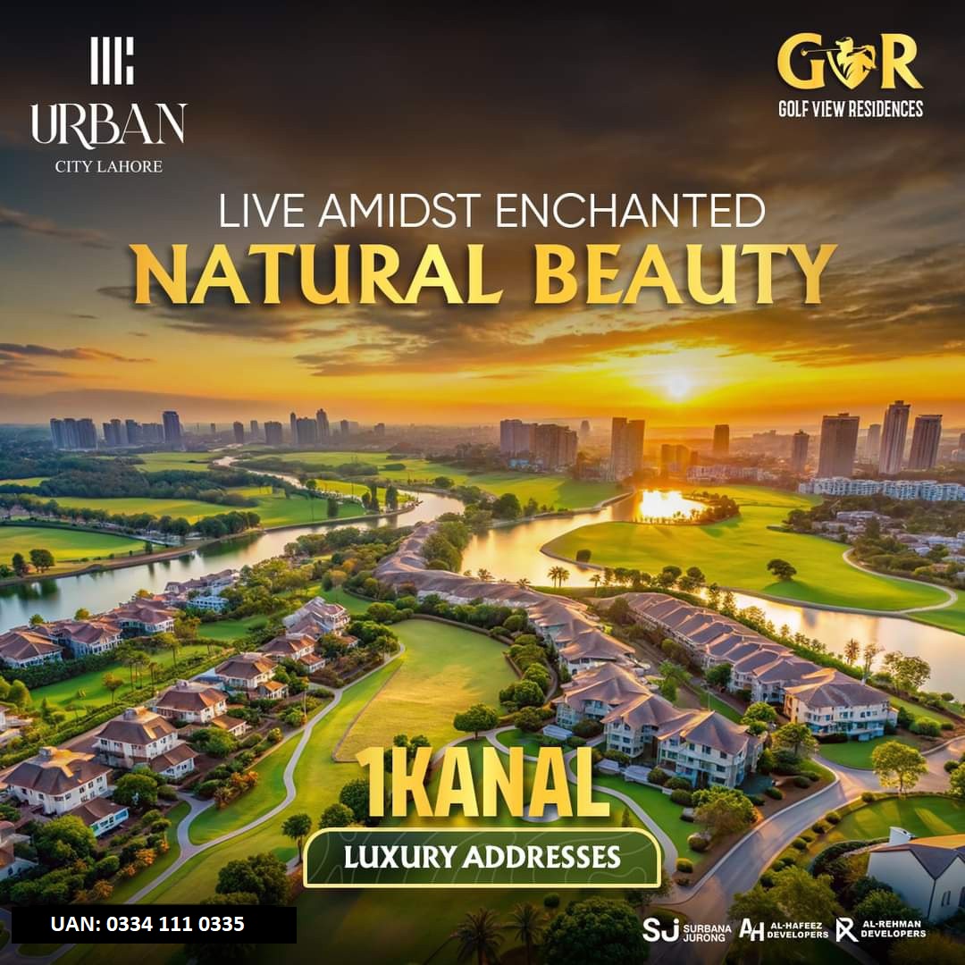 1 Kanal Luxury Residences in Urban City Lahore